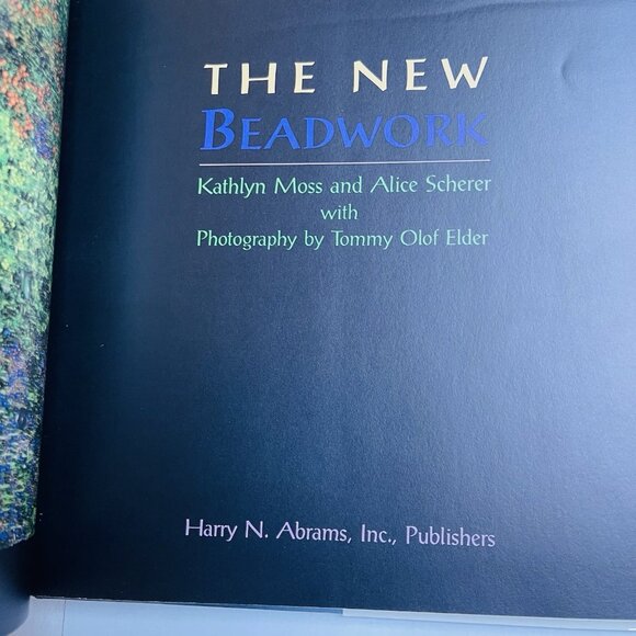 The New Beadwork Hardcover Kathlyn Moss Alice Scherer 1992 Vintage - Picture 3 of 5